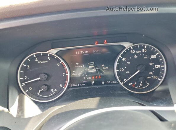 5N1AT3BB8MC753836 2021 NISSAN ROGUE Белый Вид щитка приборов
