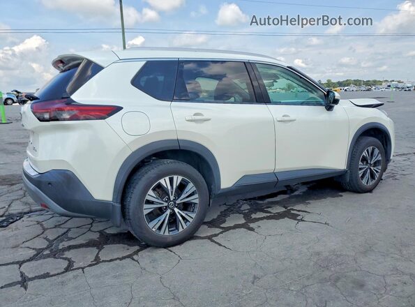 5N1AT3BB8MC753836 2021 NISSAN ROGUE Белый Задняя правая четверть