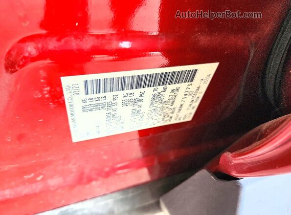 5N1AT3BB8MC754775 2021 NISSAN ROGUE Red Вид підкапотного простору