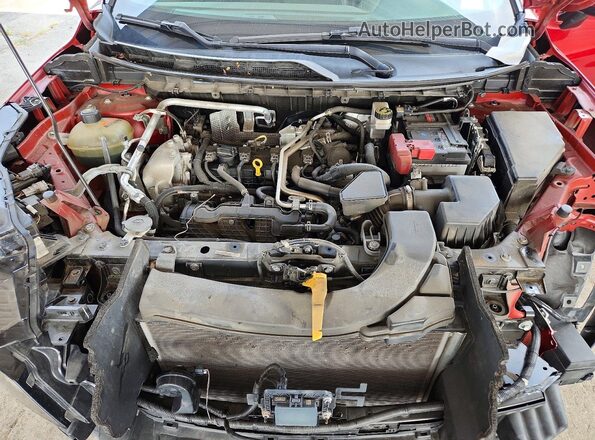 5N1AT3BB8MC754775 2021 NISSAN ROGUE Red Вид задньої частини салону