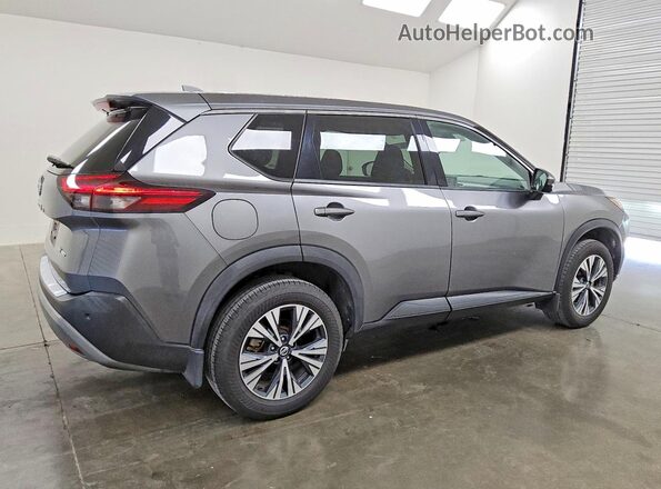 5N1AT3BB8MC820970 2021 NISSAN ROGUE Gray Հետևի աջ