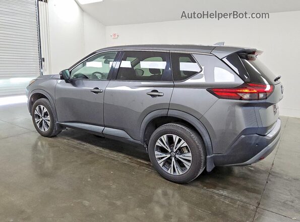 5N1AT3BB8MC820970 2021 NISSAN ROGUE Gray Հետևի ձախ