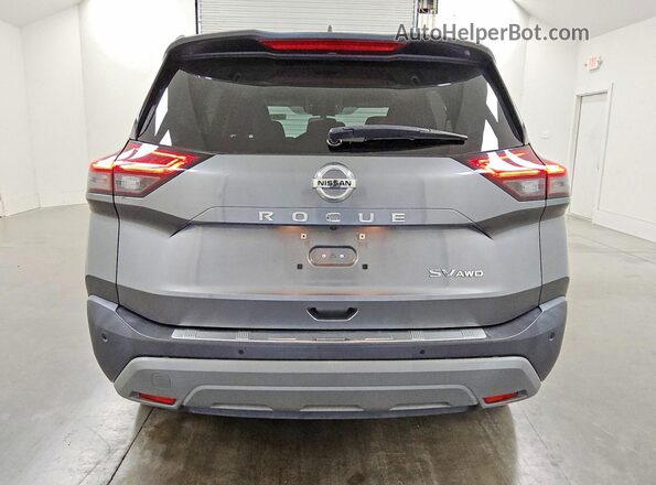 5N1AT3BB8MC820970 2021 NISSAN ROGUE Gray Հետևի տեսք