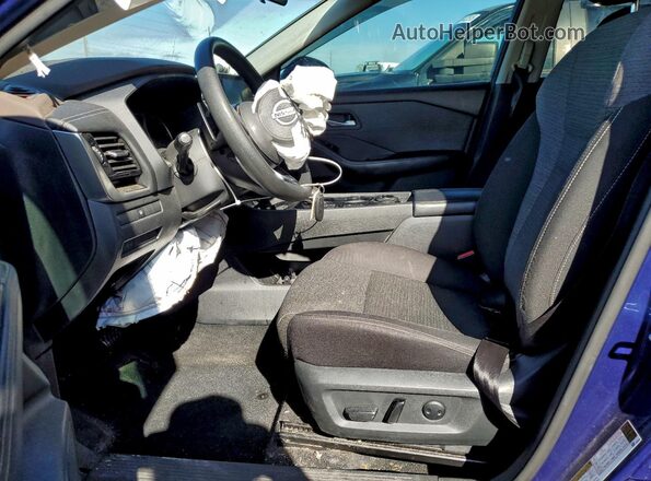5N1AT3BB8MC824355 2021 NISSAN ROGUE Blue Vista interior delantera