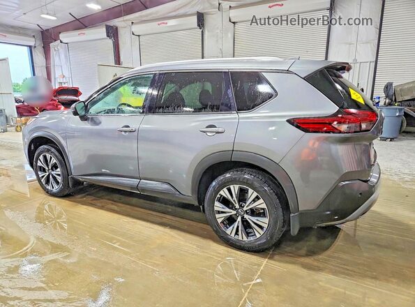 5N1AT3BB9MC738410 2021 NISSAN ROGUE Серый Задняя левая четверть