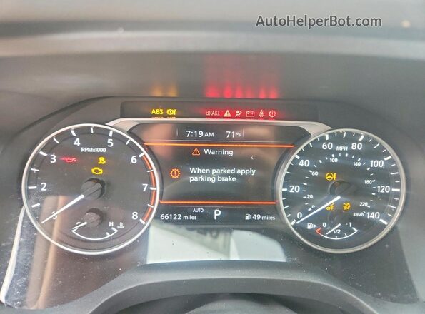 5N1AT3BB9MC831931 2021 NISSAN ROGUE White Instrument cluster view