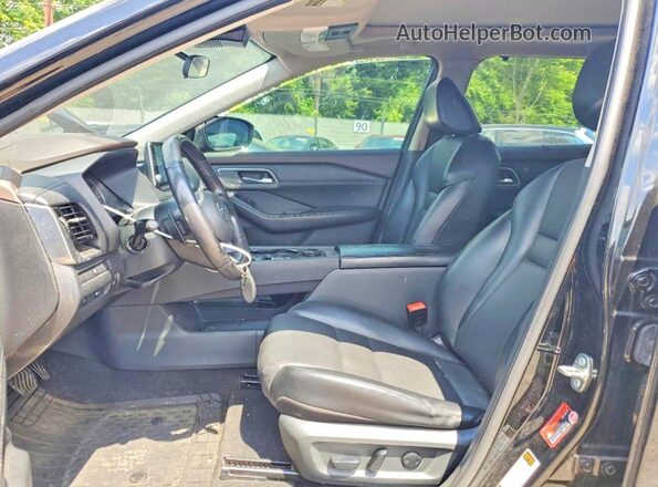 5N1AT3BBXMC678282 2021 NISSAN ROGUE Black Սալոնի դիմացի տեսք
