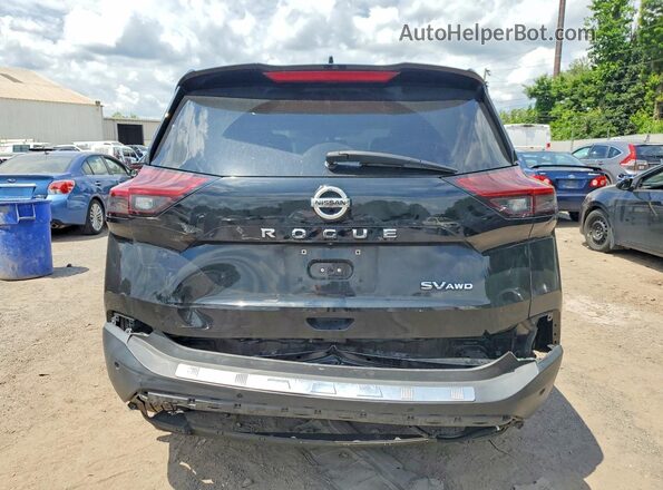 5N1AT3BBXMC678282 2021 NISSAN ROGUE Black Հետևի տեսք