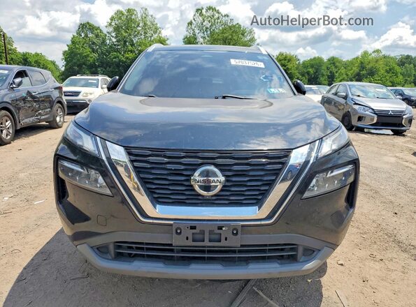 5N1AT3BBXMC678282 2021 NISSAN ROGUE Black Դիմացի տեսք
