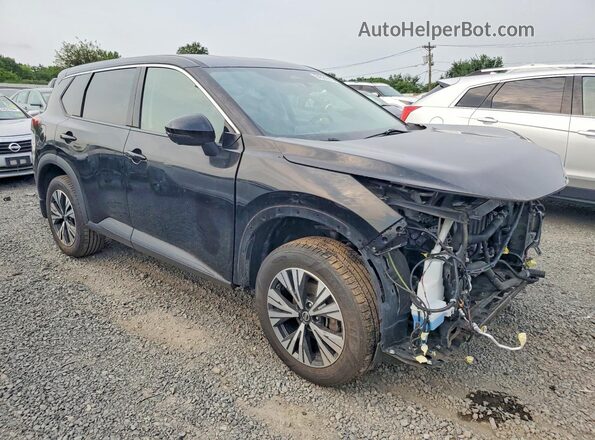 5N1AT3BBXMC686236 2021 NISSAN ROGUE Black Передня права чверть