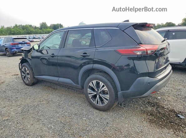 5N1AT3BBXMC686236 2021 NISSAN ROGUE Black Задня ліва чверть