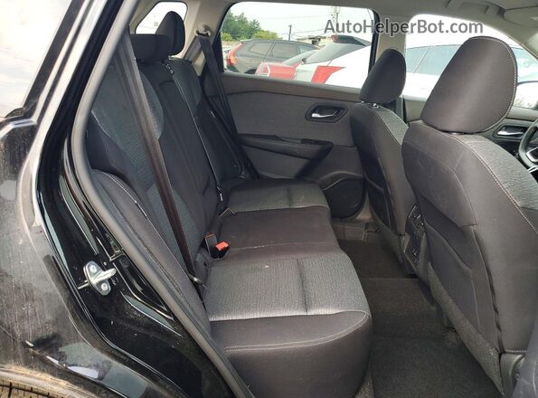 5N1AT3BBXMC686236 2021 NISSAN ROGUE Black Вид задньої частини салону