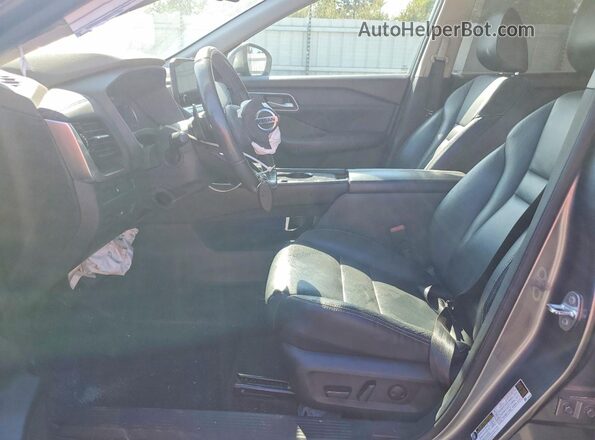 5N1AT3CA0MC820323 2021 NISSAN ROGUE Gray Front interior view