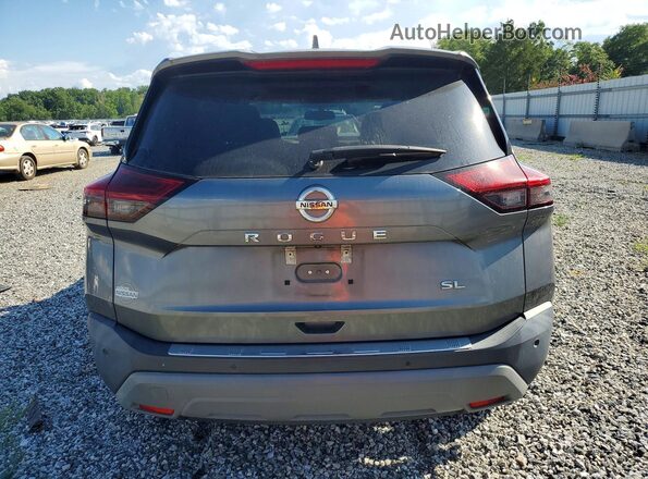 5N1AT3CA0MC820323 2021 NISSAN ROGUE Gray Rear view