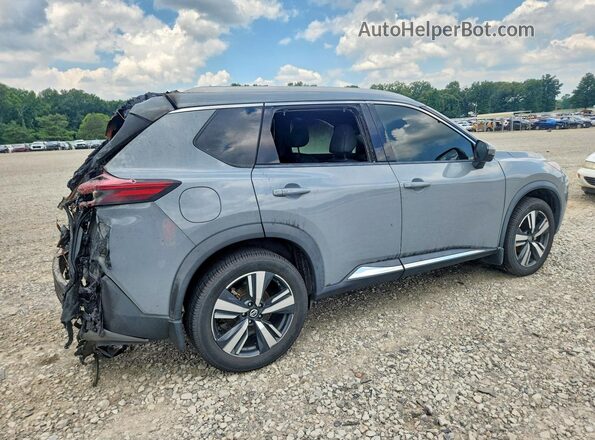 5N1AT3CA1MC707464 2021 NISSAN ROGUE Gray Tył prawy