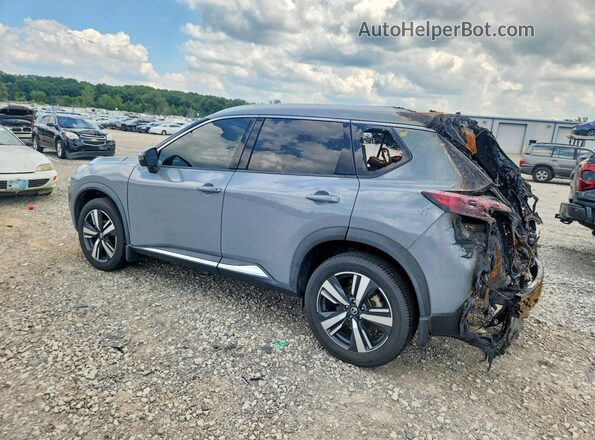 5N1AT3CA1MC707464 2021 NISSAN ROGUE Gray Tył lewy