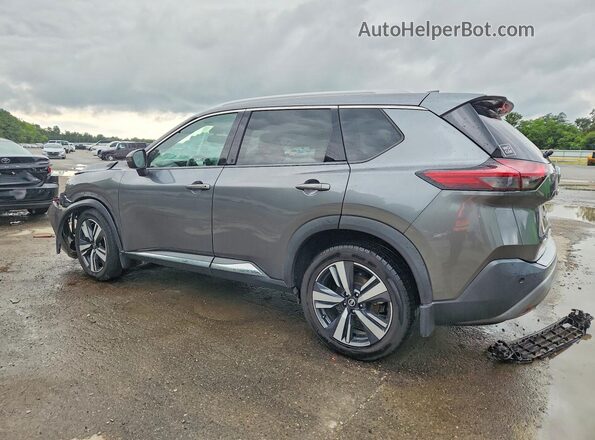 5N1AT3CA2MC771822 2021 NISSAN ROGUE Gray Rear left