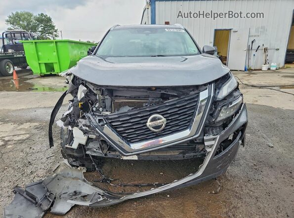 5N1AT3CA2MC771822 2021 NISSAN ROGUE Gray Front view