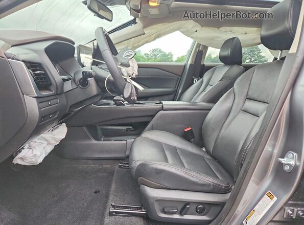 5N1AT3CA2MC771822 2021 NISSAN ROGUE Gray Front interior view
