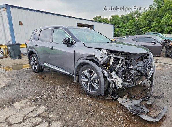 5N1AT3CA2MC771822 2021 NISSAN ROGUE Gray Front right