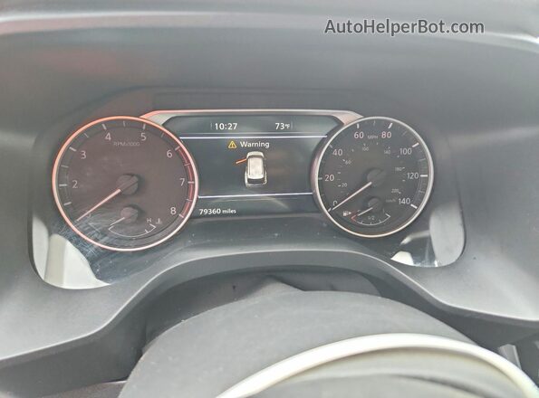 5N1AT3CA2MC771822 2021 NISSAN ROGUE Gray Instrument cluster view