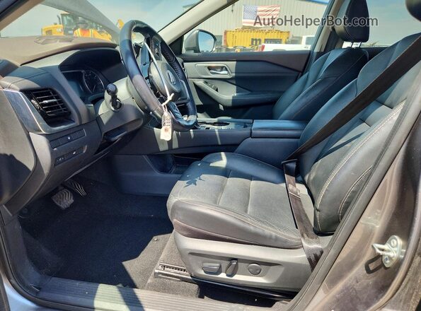 5N1AT3CA5MC694203 2021 NISSAN ROGUE Gray Vista interior delantera