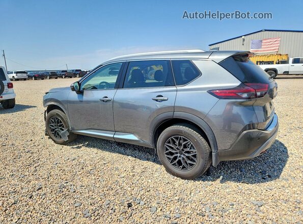 5N1AT3CA5MC694203 2021 NISSAN ROGUE Gray Trasero izquierdo