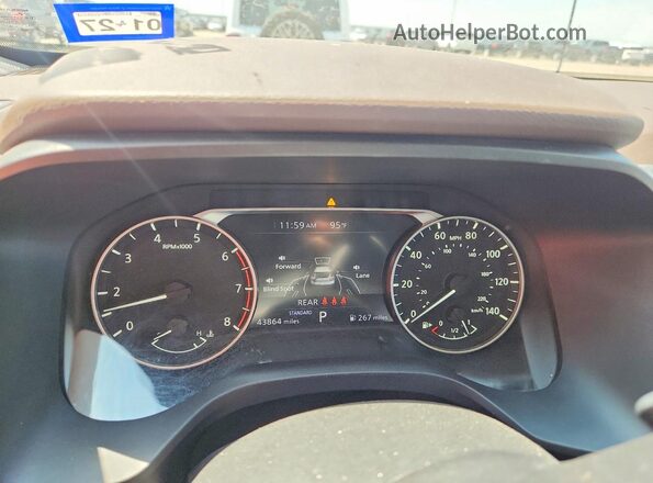5N1AT3CA5MC694203 2021 NISSAN ROGUE Gray Vista del cuadro de instrumentos