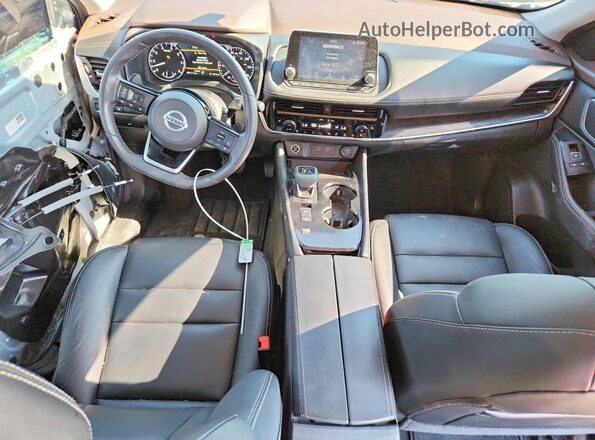 5N1AT3CA5MC814727 2021 NISSAN ROGUE Silver Dashboard view
