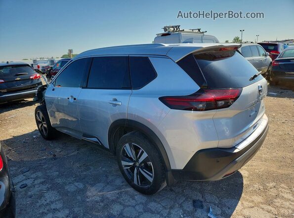 5N1AT3CA5MC814727 2021 NISSAN ROGUE Silver Rear left