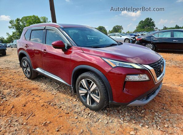 5N1AT3CA9MC751079 2021 NISSAN ROGUE Red Przód prawy