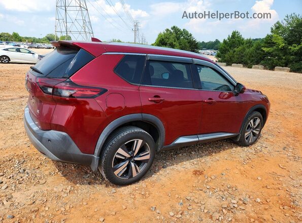 5N1AT3CA9MC751079 2021 NISSAN ROGUE Red Tył prawy