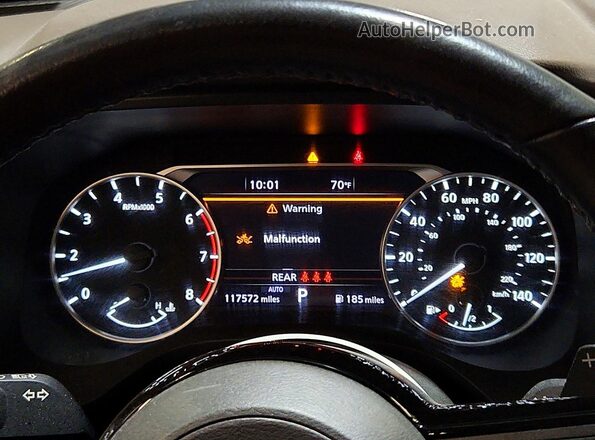 5N1AT3CB1MC704329 2021 NISSAN ROGUE Серый Вид щитка приборов