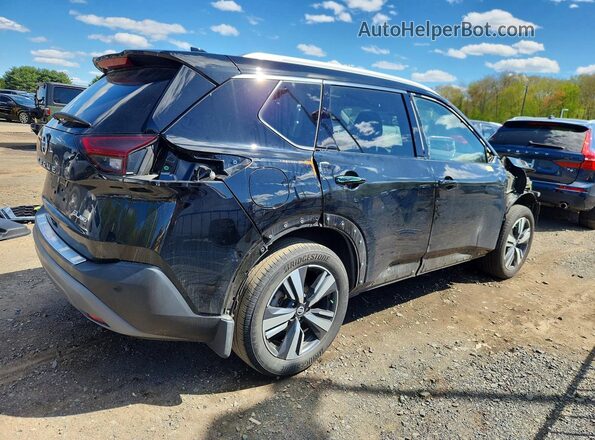 5N1AT3CB2MC794414 2021 NISSAN ROGUE Black Tył prawy