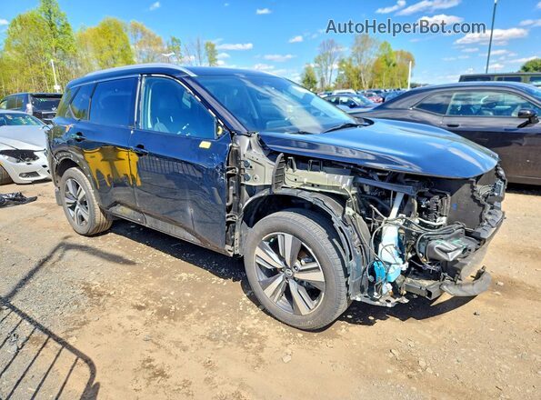 5N1AT3CB2MC794414 2021 NISSAN ROGUE Black Przód prawy