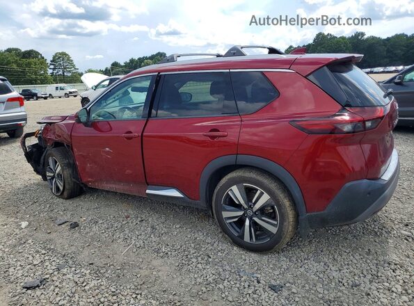 5N1AT3CB3MC761244 2021 NISSAN ROGUE Red Tył lewy