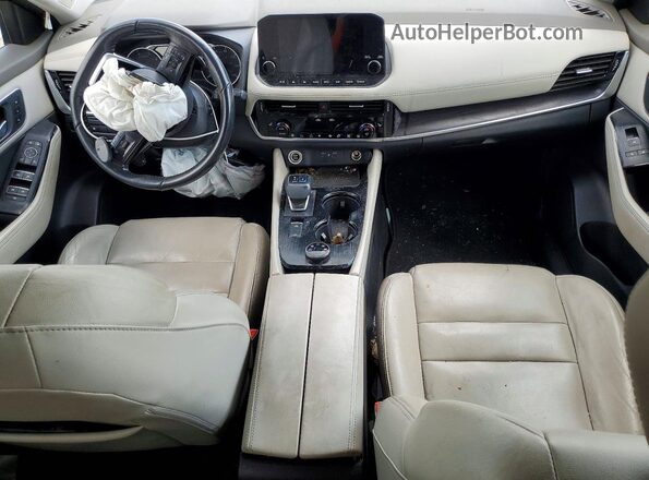 5N1AT3CB3MC761244 2021 NISSAN ROGUE Red Widok deski rozdzielczej
