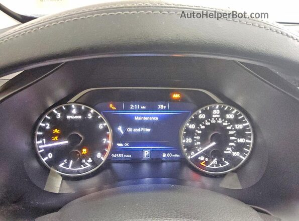 5N1AZ2AJ2LN131382 2020 NISSAN MURANO Gray Սարքավորումների վահանակի տեսք