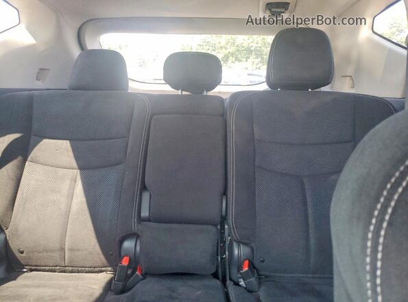 5N1AZ2AS7LN116546 2020 NISSAN MURANO Black უკანა სავარძლების ხედი
