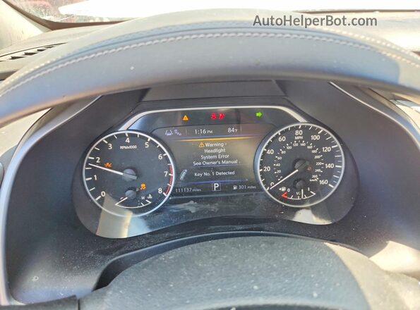5N1AZ2AS7MC120206 2021 NISSAN MURANO White Սարքավորումների վահանակի տեսք