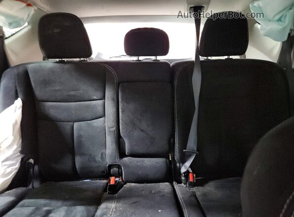 5N1AZ2AS8LN158949 2020 NISSAN MURANO Black უკანა სავარძლების ხედი