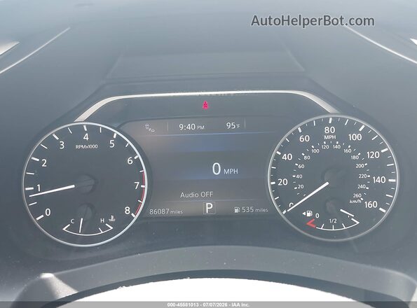 5N1AZ2AS9LN170835 2020 NISSAN MURANO Серебряный Вид задних сидений