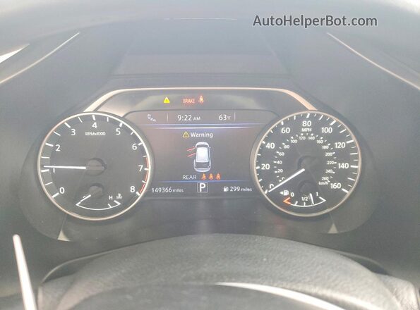 5N1AZ2AS9PC116162 2023 NISSAN MURANO Black Vista del cuadro de instrumentos