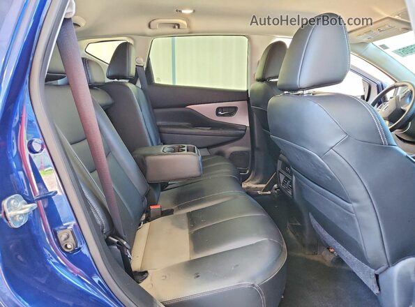 5N1AZ2BJ3NC130075 2022 NISSAN MURANO Blue Widok wnętrza z tyłu