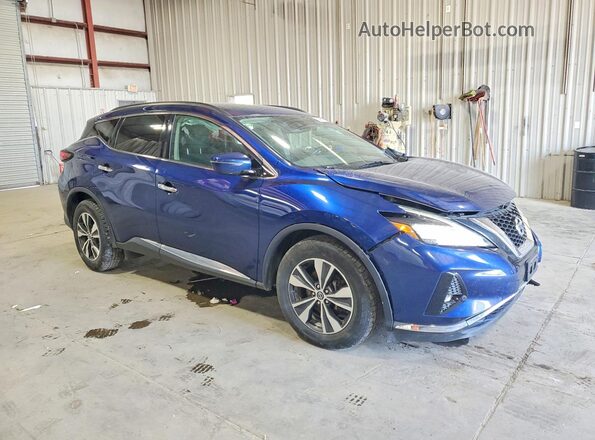 5N1AZ2BS2MC113341 2021 NISSAN MURANO Blue Delantero derecho