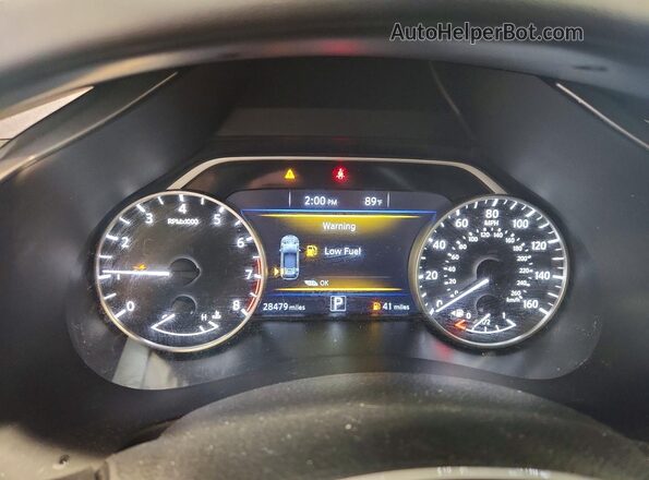5N1AZ2BS3NC124124 2022 NISSAN MURANO White Вид щитка приладів