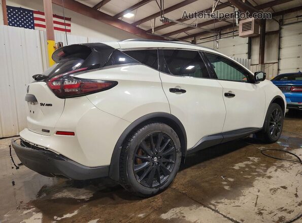 5N1AZ2BS3NC124124 2022 NISSAN MURANO White Задня права чверть