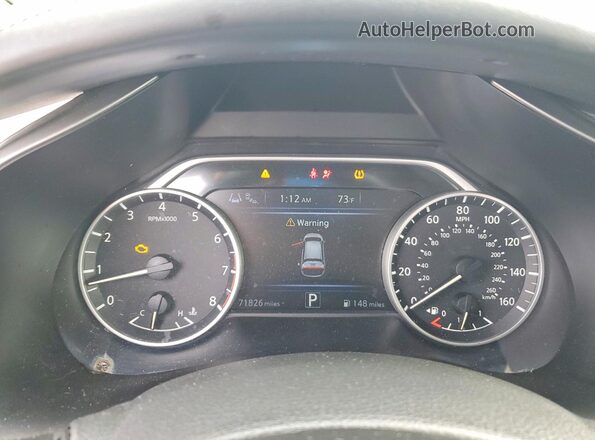 5N1AZ2BS5LN127155 2020 NISSAN MURANO Gray Instrument cluster view