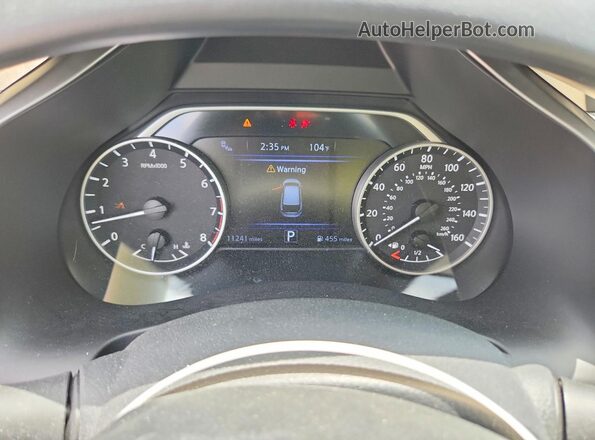 5N1AZ2BS5RC100087 2024 NISSAN MURANO White Вид щитка приладів