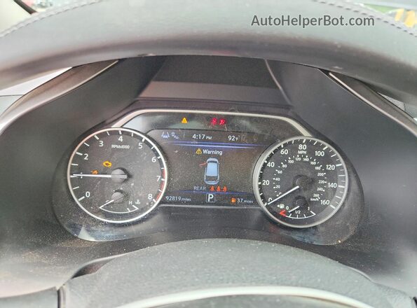 5N1AZ2BS8PC114501 2023 NISSAN MURANO Black Instrument cluster view